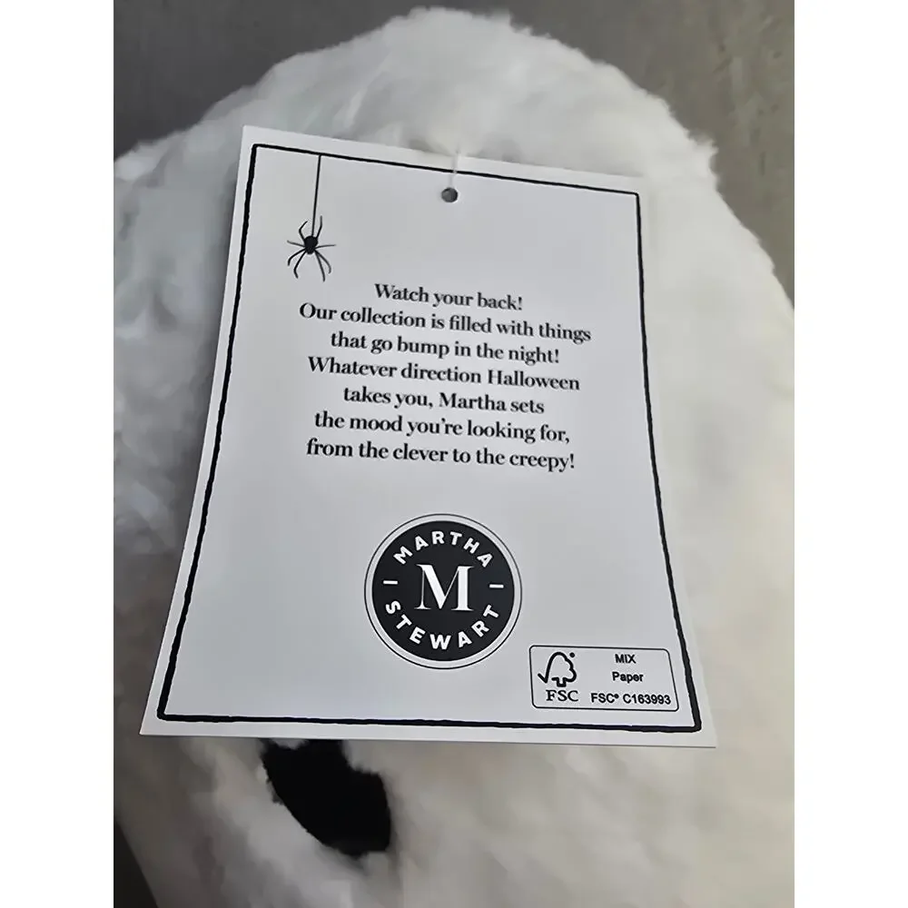 Martha Stewart Halloween Ghost Reading Ghost Stories Plush Pillow 20